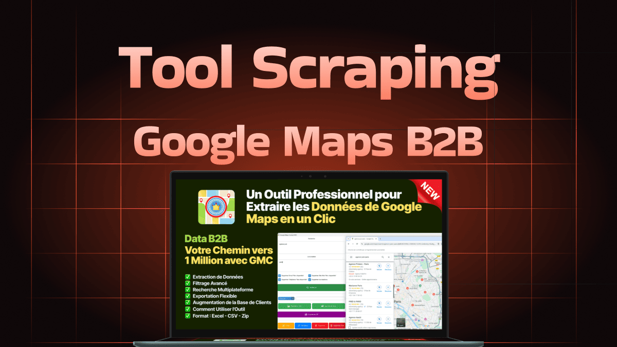Soulution Scraping Google maps B2B